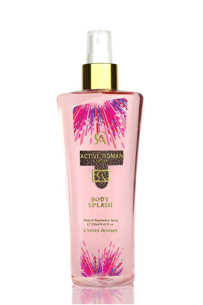 Active Women By Chris Adams Perfumes 250ml Body Splash  Natural Spray For Her