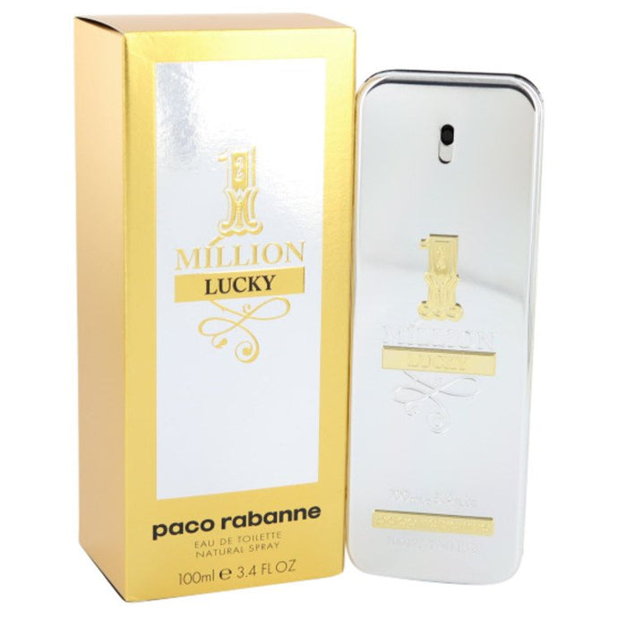 1 Million Lucky by Paco Rabanne 100ml Edt Spray For Men