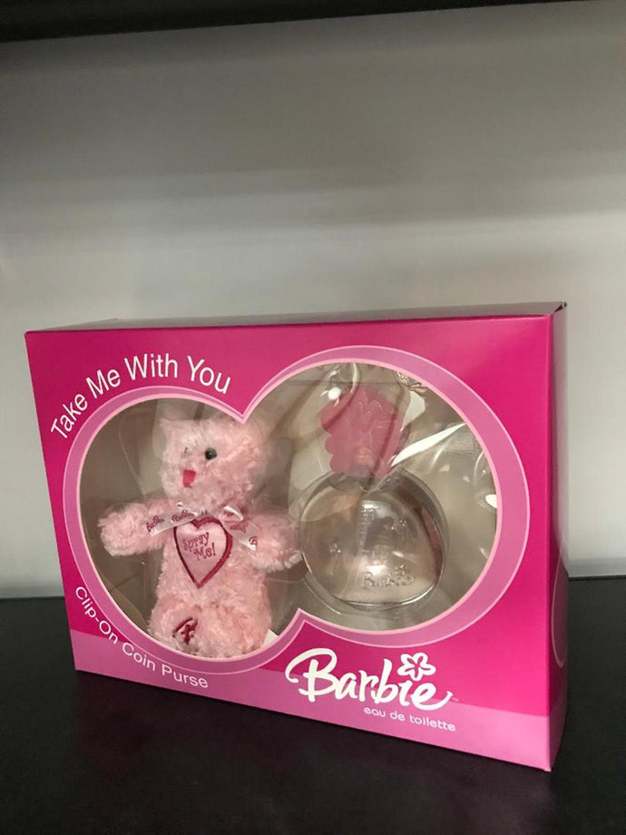 Barbie 75ml Eau De Toilette Spray + Teddy Bear 2Pcs Giftset For Kids