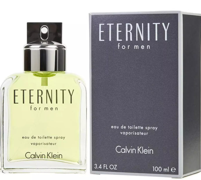 Eternity de Calvin Klein 100 ml Edt Spray pour homme