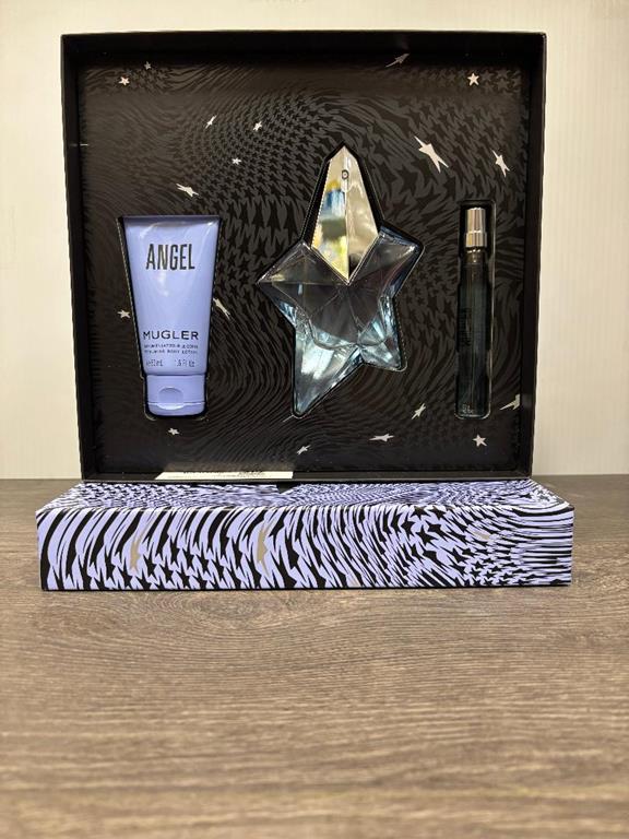 Angel by Mugler 50ml edp spray for women 3pcs set