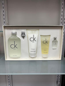 CK One by Calvin Klein 200ml edt spray 4pcs giftset for women and men.