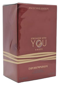 Emporio Armani Stronger With You Amber de Giorgio Armani 100 ml Edp Spray pour hommes et femmes