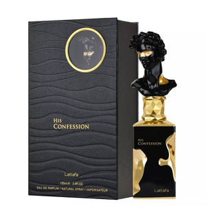 His Confession by Lattafa 100ml edp spray for men.