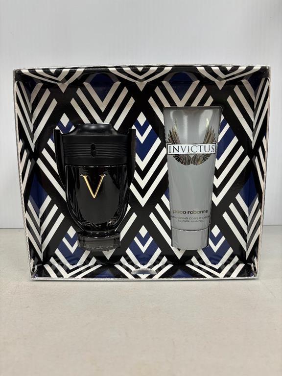 Invictus Victory by Paco Rabanne 100ml Edp Extreme Spray 2pcs giftset For Men