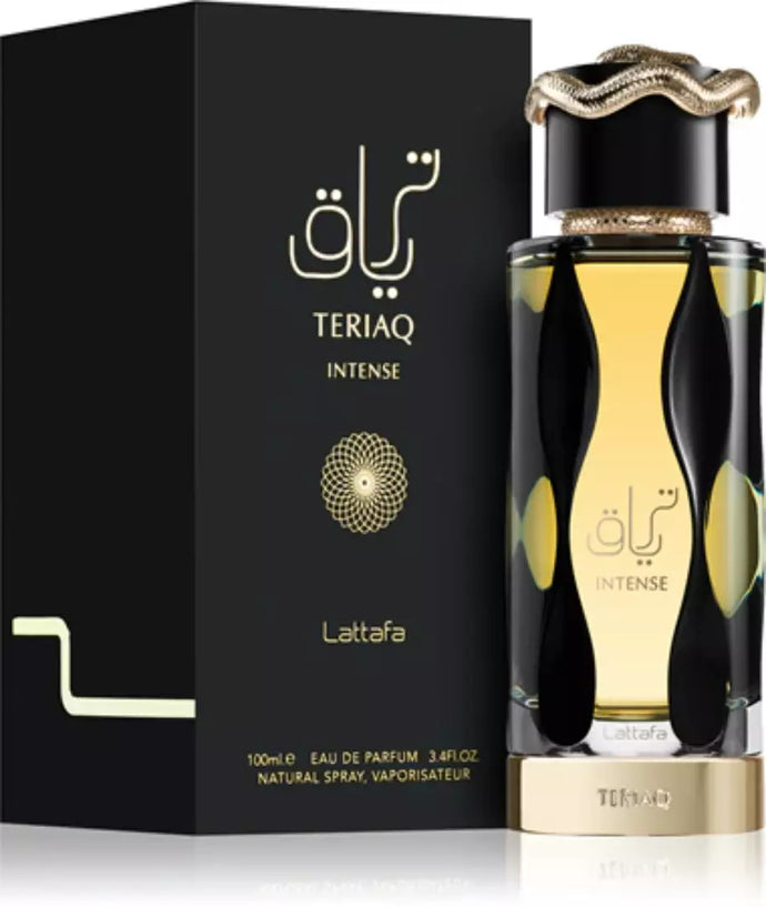 Teriaq Intense by Lattafa 100ml edp spray for Men & women