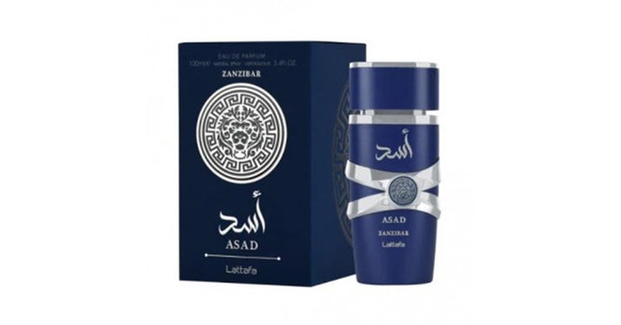 Asad Zanzibar by Lattafa Perfumes 100ml Edp Spray For Men