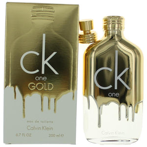 CK One Gold de Calvin Klein 200 ml Edt Spray pour hommes et femmes