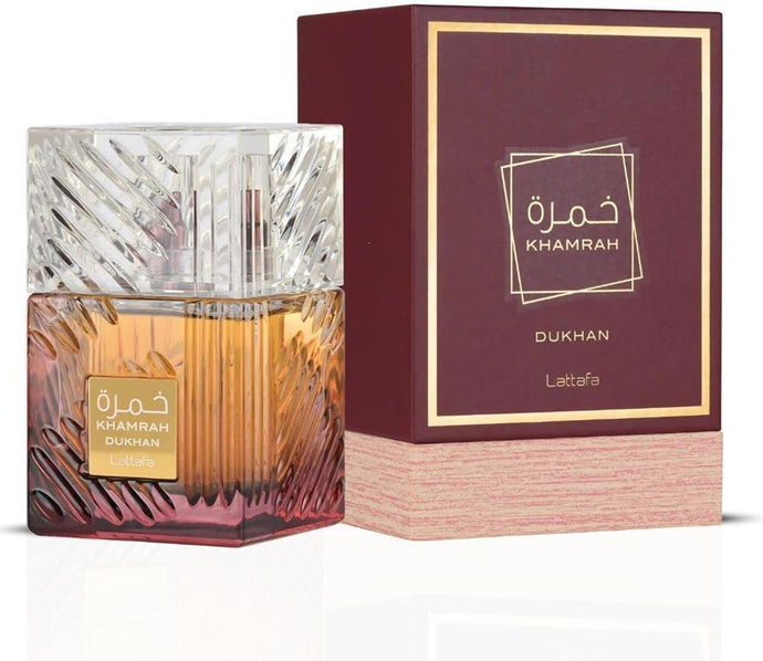 Khamrah Dukhan by Lattafa Perfumes 100ml edp for men.