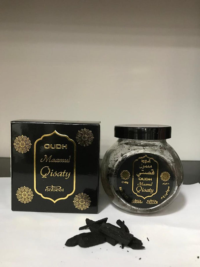 Oudh Maamul Qisaty By Nabeel e40g Bouteille. Brûlez et voyez comment ça sent dans la maison