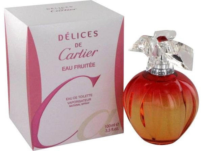 Delices de Cartier Eau Fruitee by Cartier 100ml Edt Spray For Women
