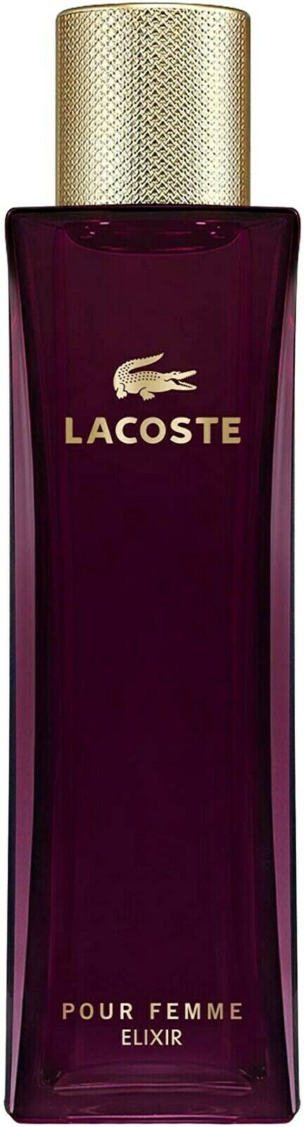 Lacoste Pour Femme Elixir par Lacoste 90mL EDP Spray For Women Nouveau Testeur