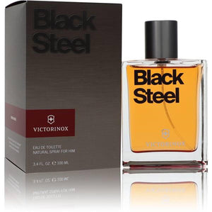 Black Steel by Victorinox Swiss Army 100ml Edt Spray For Men